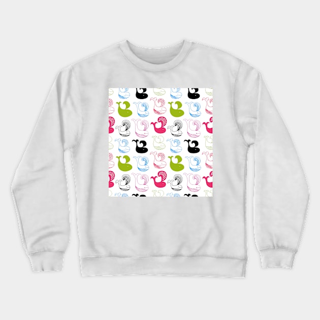 Funny Whales Crewneck Sweatshirt by Silmen